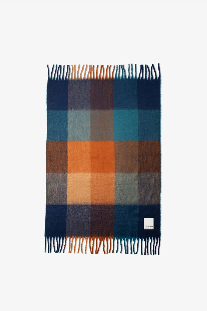Reykjavik Recycled Throw Blanket Tokyo Lights