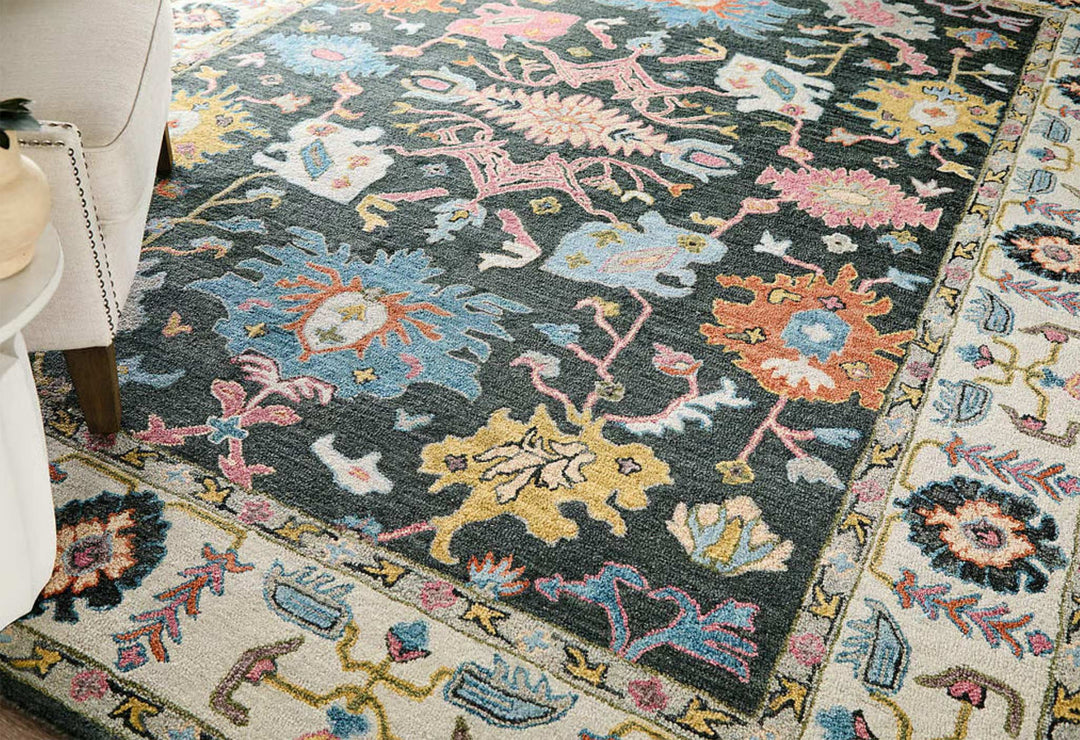 Springfield Charcoal Grey Hand Tufted Rug