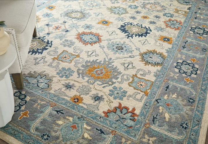 Springfield Blue Hand Tufted Rug
