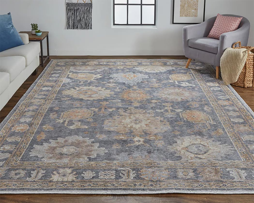 Wendover Hand Knotted Rug - Charcoal