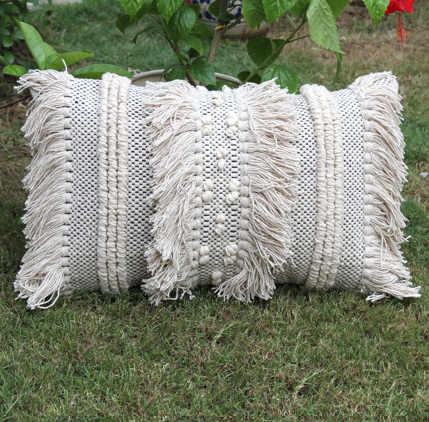 Camella Boho Lumbar Pillow Cover Cassia Clover