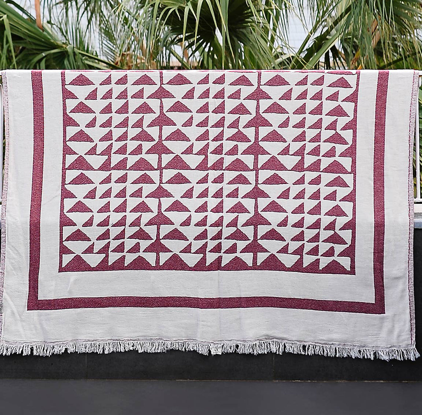 Cassia Clover Milet Throw Blanket - Thumbnail 4