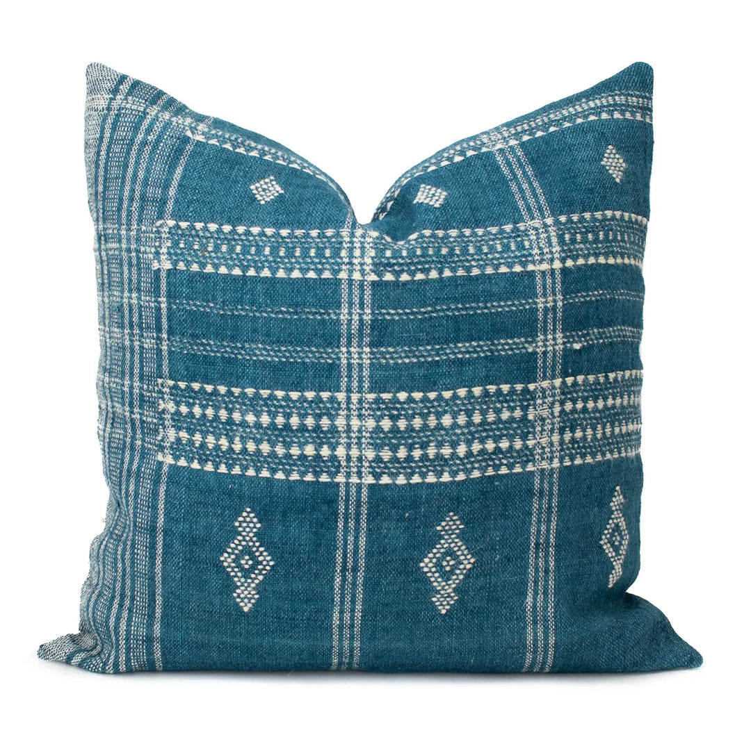 Aditi Pillow Cover Ocean Blue